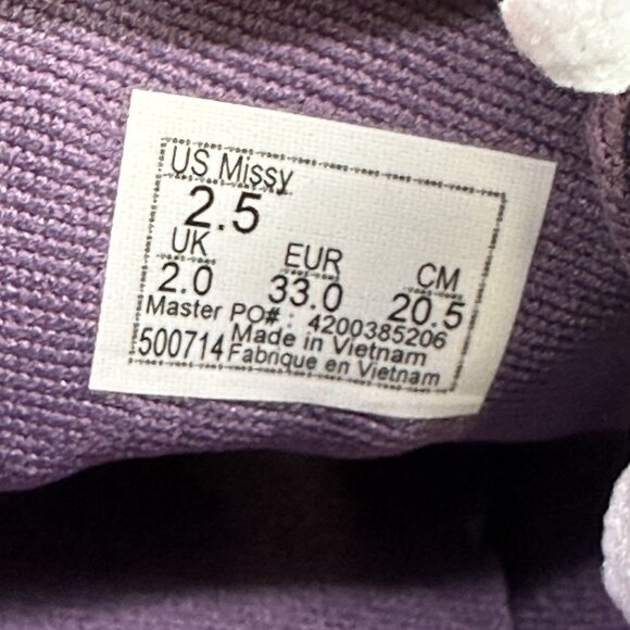 Vans Old Skool Kids size 2.5 Purple White Causal Shoes - Picture 8 of 8